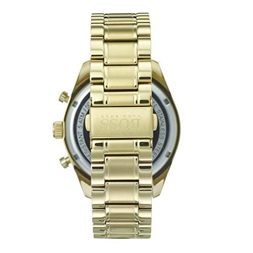  Shop Authentic Hugo Boss Trophy White Dial Gold Steel Strap Watch for Men - 1513631 - Luxxuri