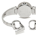  Shop Authentic Gucci Guccissima Quartz Silver Dial Silver Steel Strap Watch For Women - YA134502 - Luxxuri