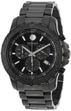  Shop Authentic Movado Series 800 Chronograph Black Dial Black Steel Strap Watch For Men - 2600119 - Luxxuri