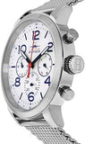  Shop Authentic Tommy Hilfiger Jake Quartz White Dial Silver Mesh Bracelet Watch for Men - 1791233 - Luxxuri