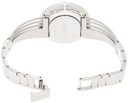  Shop Authentic Calvin Klein Drift Black Dial Silver Steel Strap Watch for Women - K6S2N111 - Luxxuri