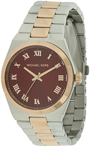  Shop Authentic Michael Kors Channing Quartz Red Dial Two Tone Steel Strap Watch For Women - MK6114 - Luxxuri