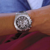  Shop Authentic Guess Trophy Chronograph Diamonds Black Dial Silver Steel Strap Watch for Men - GW0390G1 - Luxxuri