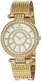  Shop Authentic Guess Muse Crystals White Dial Rose Gold Steel Strap Watch For Women - W1008L2 - Luxxuri