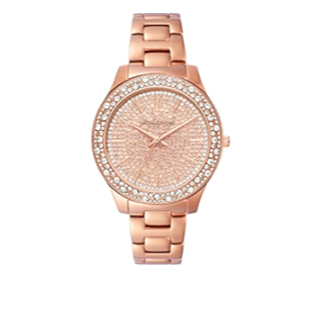  Shop Authentic Michael Kors Liliane Three Hand Rose Gold Dial Rose Gold Steel Strap Watch For Women - MK4651 - Luxxuri