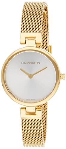  Shop Authentic Calvin Klein Authentic White Dial Rose Gold Mesh Bracelet Watch for Women - K8G23526 - Luxxuri