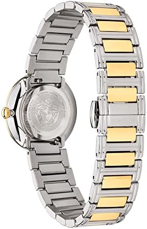  Shop Authentic Versace Virtus Quartz Green Dial Two Tone Steel Strap Watch For Women - VET300821 - Luxxuri