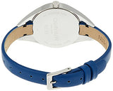  Shop Authentic Calvin Klein Rebel Blue Silver Dial Blue Leather Strap Watch for Women - K8P231V6 - Luxxuri