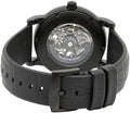  Shop Authentic Emporio Armani Meccanico Automatic Skeleton Dial Black Leather Strap Watch For Men - AR60008 - Luxxuri