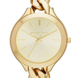  Shop Authentic Michael Kors Runway Gold Dial Gold Steel Strap Watch for Women - MK3222 - Luxxuri