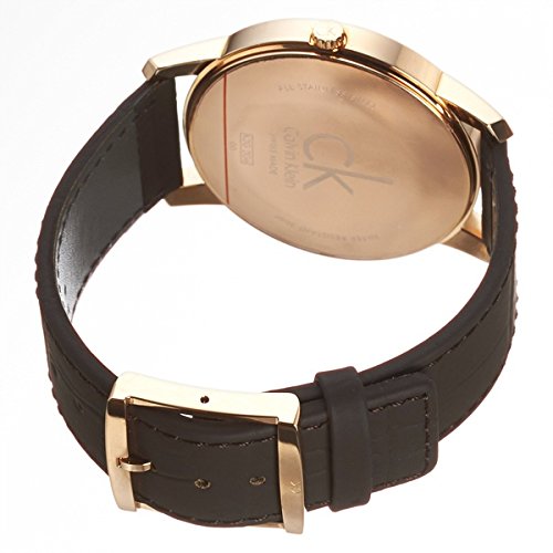  Shop Authentic Calvin Klein City Chronograph Brown Dial Brown Leather Strap Watch for Men - K2G2G6G3 - Luxxuri
