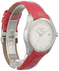  Shop Authentic Tissot Couturier Lady Silver Dial Red Leather Strap Watch for Women - T035.210.16.031.01 - Luxxuri