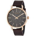  Shop Authentic Calvin Klein Even Grey Dial Brown Leather Strap Watch for Women - K7B216G3 - Luxxuri
