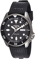 Shop Authentic Seiko 5 Sports SKX Automatic Black Dial Black Leather Strap Watch for Men - SRPD55K2 - Luxxuri