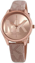  Shop Authentic Michael Kors Jaycie Quartz Rose Gold Dial Pink Leather Strap Watch for Women - MK2879 - Luxxuri