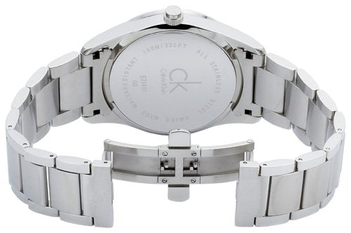  Shop Authentic Calvin Klein Bold Silver Dial Silver Steel Strap Watch for Men - K2246120 - Luxxuri