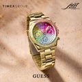  Shop Authentic Guess Sugarrush Quartz Multicolor Dial Gold Steel Strap Watch For Women - GW0258L1 - Luxxuri