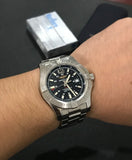  Shop Authentic Breitling Colt Automatic 44mm Black Dial Stainless Steel Mens Watch - A1738811/BD44/173A - Luxxuri