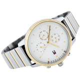  Shop Authentic Tommy Hilfiger Blake Silver Dial Two Tone Steel Strap Watch for Women - 1781908 - Luxxuri