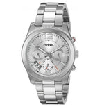  Shop Authentic Fossil Boyfriend Multifunction Silver Dial Silver Steel Strap Watch for Women - ES3883 - Luxxuri