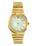  Shop Authentic Versace Greca Silver Dial Gold Steel Strap Watch for Men - VEVI00520 - Luxxuri