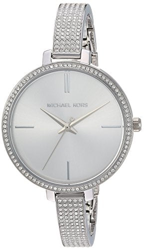  Shop Authentic Michael Kors Jaryn Quartz Silver Dial Silver Steel Strap Watch For Women - MK3783 - Luxxuri