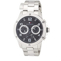  Shop Authentic Tommy Hilfiger Blaze Chronograph Black Dial Silver Steel Strap Watch For Men - 1792029 - Luxxuri