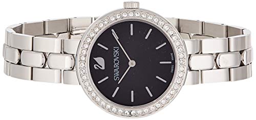  Shop Authentic Swarovski Daytime Rhinestone Grey Dial Silver Steel Strap Watch for Women - 5213681 - Luxxuri