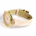  Shop Authentic Versace Olympo Quartz White Dial Beige Leather Strap Watch for Women - VAN050016 - Luxxuri