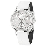  Shop Authentic Calvin Klein Skirt White Dial White Leather Strap Watch for Women - K2U291L6 - Luxxuri