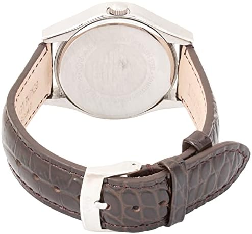  Shop Authentic Emporio Armani Classic Quartz Beige Dial Brown Leather Strap Watch For Men - AR0646 - Luxxuri