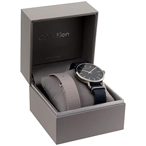  Shop Authentic Calvin Klein Even Green Dial Green NATO Strap Watch for Men - K7B211WL - Luxxuri
