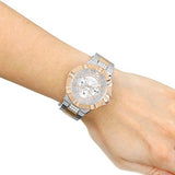  Shop Authentic Guess Vista Analog Diamonds Silver Dial Two Tone Steel Strap Watch for Women - W0024L1 - Luxxuri