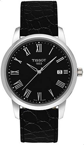  Shop Authentic Tissot Classic Dream Black Dial Black Leather Strap Watch for Men - T033.410.16.053.01 - Luxxuri