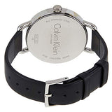  Shop Authentic Calvin Klein Even Black Dial Black Leather Strap Watch for Women - K7B231C1 - Luxxuri