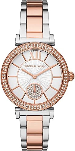  Shop Authentic Michael Kors Abbey Three-Hand White Dial Two Tone Steel Strap Watch for Women - MK4616 - Luxxuri