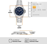  Shop Authentic Michael Kors Everest Three-Hand Blue Dial Silver Steel Strap Watch For Men - MK9079 - Luxxuri