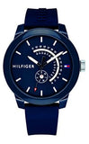  Shop Authentic Tommy Hilfiger Denim Quartz Blue Dial Blue Rubber Strap Watch for Men - 1791482 - Luxxuri