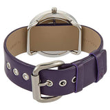 Shop Authentic Marc Jacobs Marc Purple Dial Purple Leather Strap Watch for Women - MBM8530 - Luxxuri