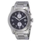  Shop Authentic Marc Jacobs Larry Chronograph Black Dial Silver Steel Strap Watch for Men - MBM5050 - Luxxuri