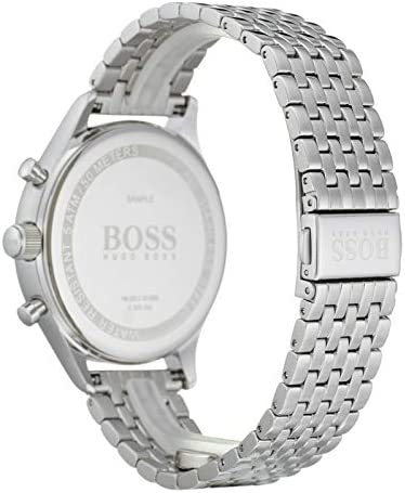  Shop Authentic Hugo Boss Companion Black Dial Silver Steel Strap Watch for Men - 1513652 - Luxxuri