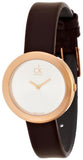  Shop Authentic Calvin Klein Firm White Dial Brown Leather Strap Watch for Women - K3N236G6 - Luxxuri