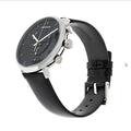  Shop Authentic Calvin Klein High Noon Chronograph Black Dial Black Leather Strap Watch for Men - K8M271C1 - Luxxuri