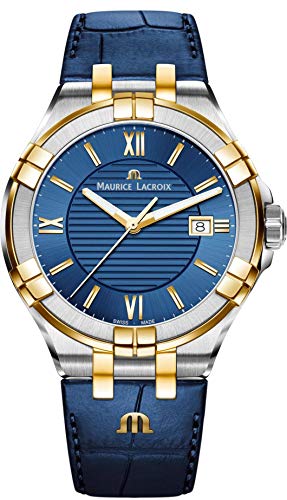  Shop Authentic Maurice Lacroix Aikon Blue Dial Blue Leather Strap Watch for Men - AI1008-PVY11-432-1 - Luxxuri