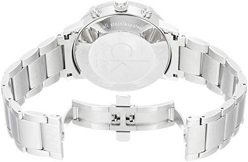  Shop Authentic Calvin Klein Post Minimal White Dial Silver Steel Strap Watch for Men - K7627126 - Luxxuri