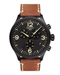  Shop Authentic Tissot T Sport Chrono XL Black Dial Brown Leather Strap Watch For Men - T116.617.36.057.00 - Luxxuri