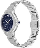  Shop Authentic Emporio Armani Mia Three Hand Crystals Blue Dial Silver Steel Strap Watch For Women - AR11630 - Luxxuri