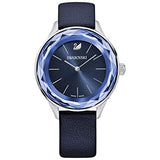  Shop Authentic Swarovski Octea Nova Blue Dial Blue Leather Strap Watch for Women - 5295349 - Luxxuri