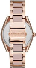  Shop Authentic Michael Kors Janelle Three Hand Rose Gold Dial Two Tone Steel Strap Watch For Women - MK7135 - Luxxuri
