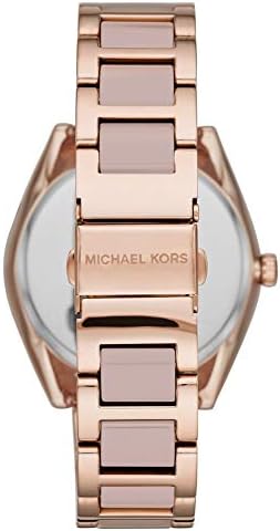  Shop Authentic Michael Kors Janelle Three Hand Rose Gold Dial Two Tone Steel Strap Watch For Women - MK7135 - Luxxuri